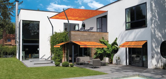 Store d'ext&eacute;rieur toile moderne