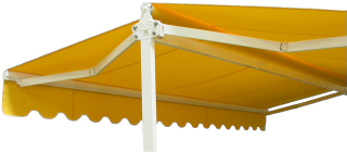 Store banne d'ext&eacute;rieur double pente